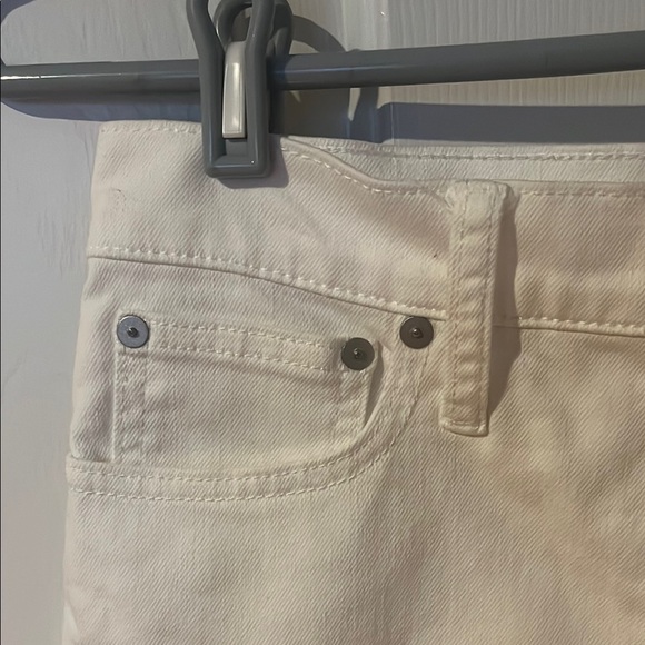 MADEWELL The Perfect Vintage Crop Jeans,white button front jeans women’s size 25 - Picture 5 of 13